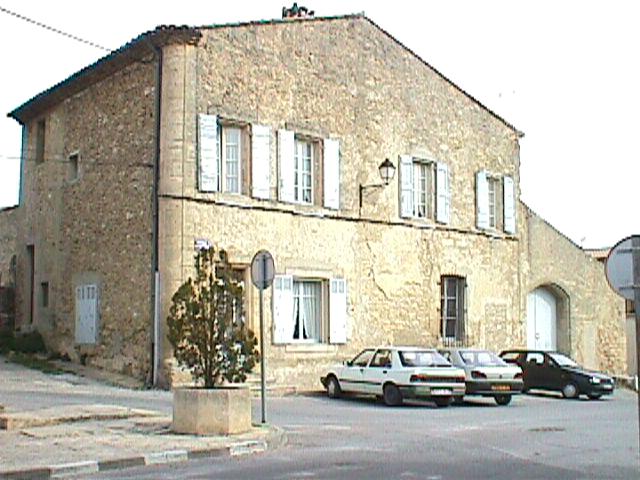 Façade pignon de l&rsquo;auberge du Lion d&rsquo;or