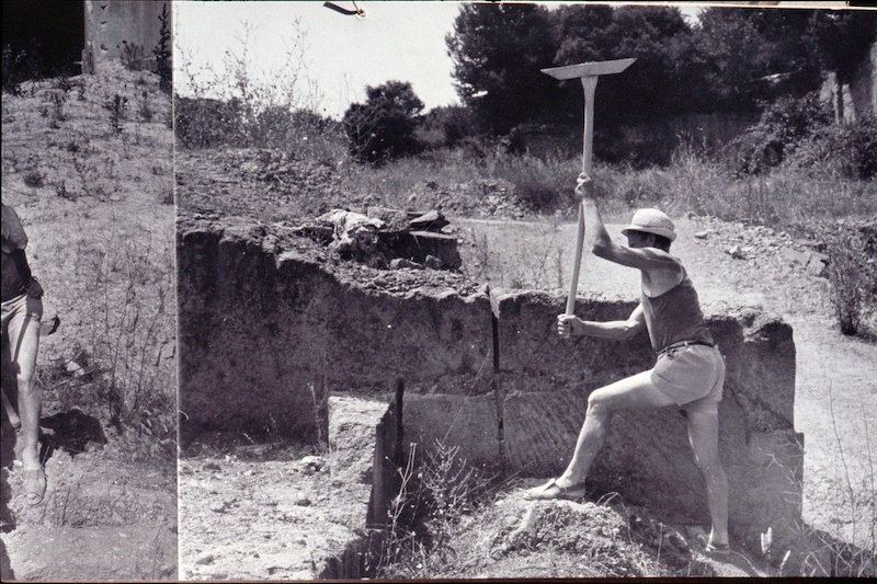 extraction de la pierre de Rognes 